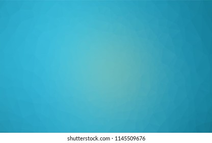 Light BLUE vector low poly layout. A completely new color illustration in a vague style. The completely new template can be used for your brand book.
