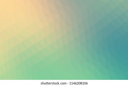 Light BLUE vector low poly background. Geometric illustration in Origami style with gradient.  The completely new template can be used for your brand book.