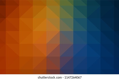 Light BLUE vector low poly texture. A completely new color illustration in a polygonal style. Polygonal design for your web site.