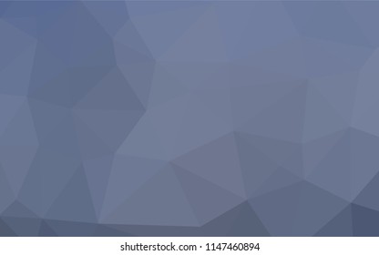 Light BLUE vector low poly texture. An elegant bright illustration with gradient. Triangular pattern for your business design.