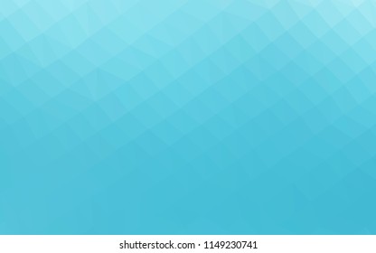 Light BLUE vector low poly texture. A vague abstract illustration with gradient. The template can be used as a background for cell phones.