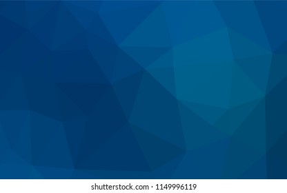 Light BLUE vector low poly texture. Creative geometric illustration in Origami style with gradient. Brand new design for your business.