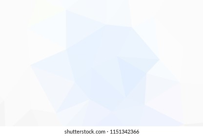 Light BLUE vector low poly texture. Polygonal abstract illustration with gradient. Completely new template for your banner.