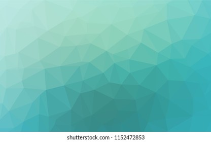 Light BLUE vector low poly texture. Colorful illustration in abstract style with gradient. Brand new style for your business design.
