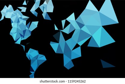 Light BLUE vector low poly texture. A vague abstract illustration with gradient. A completely new template for your business design.