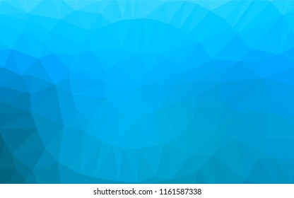 Light BLUE vector low poly cover. Shining colored illustration in a Brand new style. A completely new design for your business.