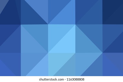 Light BLUE vector low poly texture. Glitter abstract illustration with an elegant design. That pattern can be used as a part of a brand book.