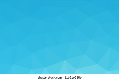 Light BLUE vector low poly texture. A completely new color illustration in a vague style. The polygonal design can be used for your web site.