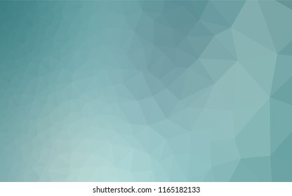 Light BLUE vector low poly cover. An elegant bright illustration with gradient. Brand new style for your business design.