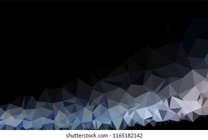 Light BLUE vector low poly layout. Colorful illustration in abstract style with gradient. The completely new template can be used for your brand book.
