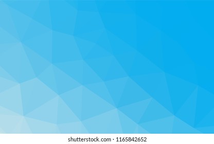 Light BLUE vector low poly layout. Shining colored illustration in a Brand new style. A completely new design for your business.
