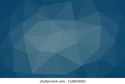 Light BLUE vector low poly layout. Brand new colored illustration in blurry style with gradient. The textured pattern can be used for background.