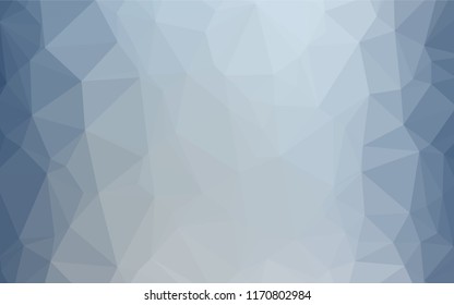 Light BLUE vector low poly cover. A sample with polygonal shapes. A completely new design for your business.