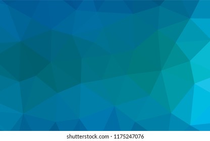 Light BLUE vector low poly cover. Colorful abstract illustration with gradient. A completely new design for your business.