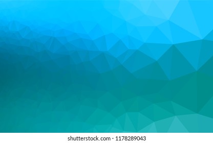 Light BLUE vector low poly layout. Shining colored illustration in a Brand new style. A completely new design for your business.