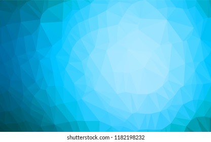 Light BLUE vector low poly cover. Glitter abstract illustration with an elegant design. A completely new design for your business.