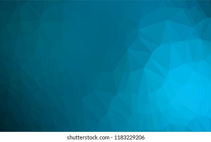 Light BLUE vector low poly layout. A sample with polygonal shapes. The elegant pattern can be used as part of a brand book.