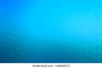 Light BLUE vector low poly cover. Glitter abstract illustration with an elegant design. The elegant pattern can be used as part of a brand book.