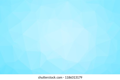 Light BLUE vector low poly cover. A vague abstract illustration with gradient. Brand new design for your business.
