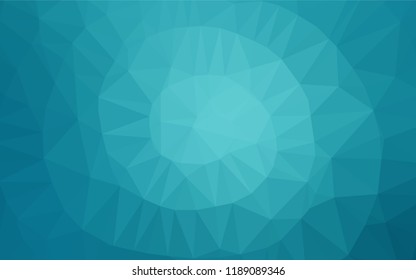 Light BLUE vector low poly layout. Creative illustration in halftone style with gradient. Brand new style for your business design.