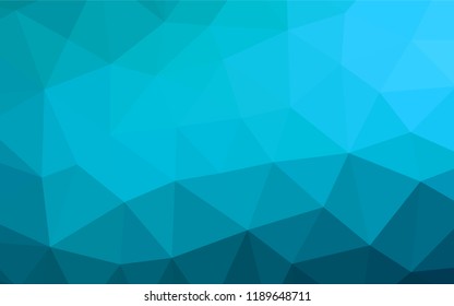 Light BLUE vector low poly layout. A vague abstract illustration with gradient. A completely new template for your business design.