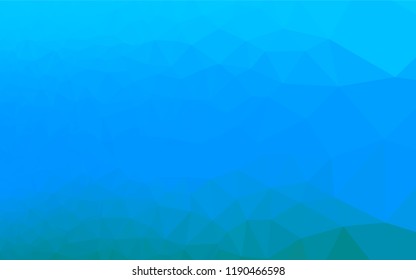 Light BLUE vector low poly layout. A completely new color illustration in a vague style. The template can be used as a background for cell phones.