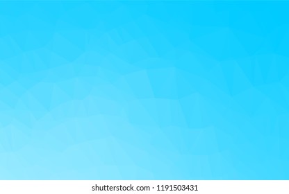 Light BLUE vector low poly layout. An elegant bright illustration with gradient. The completely new template can be used for your brand book.