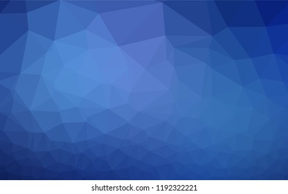 Light BLUE vector low poly layout. Modern geometrical abstract illustration with gradient. The polygonal design can be used for your web site.