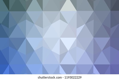 Light BLUE vector low poly layout. Geometric illustration in Origami style with gradient.  Brand new design for your business.