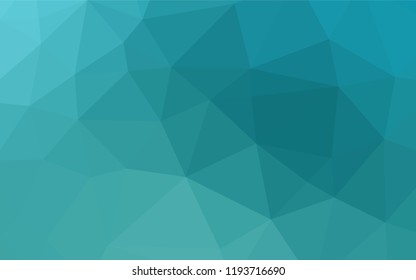 Light BLUE vector low poly layout. Colorful abstract illustration with gradient. A completely new design for your business.