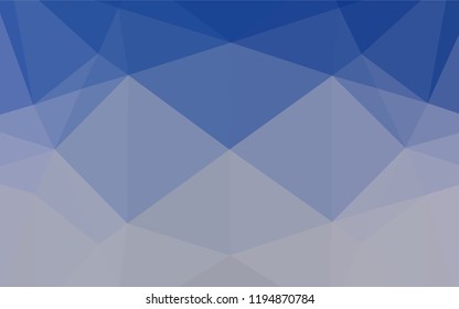 Light BLUE vector low poly cover. A sample with polygonal shapes. Brand new design for your business.