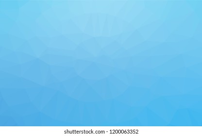 Light BLUE vector low poly cover. Colorful illustration in abstract style with gradient. Brand new design for your business.