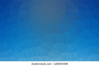 Light BLUE vector low poly layout. Shining colored illustration in a Brand new style. A completely new template for your business design.