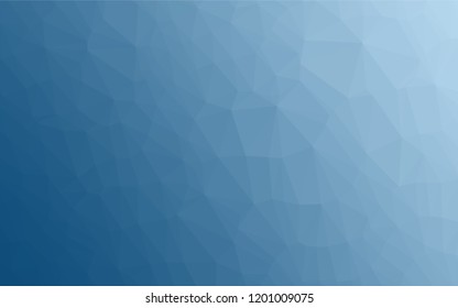 Light BLUE vector low poly texture. Shining colored illustration in a Brand new style. The polygonal design can be used for your web site.