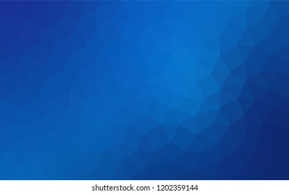 Light BLUE vector low poly cover. A completely new color illustration in a polygonal style. Brand new design for your business.