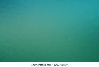 Light BLUE vector low poly cover. A vague abstract illustration with gradient. The template can be used as a background for cell phones.