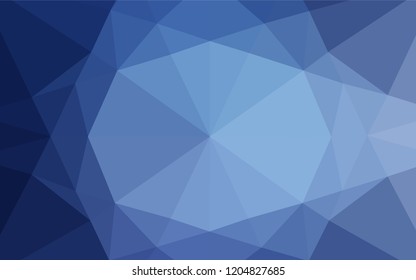Light BLUE vector low poly layout. Shining colored illustration in a Brand new style. A completely new template for your business design.