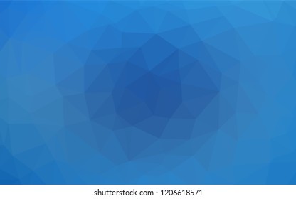Light BLUE vector low poly texture. Colorful abstract illustration with gradient. The textured pattern can be used for background.