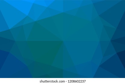 Light BLUE vector low poly layout. An elegant bright illustration with gradient. A completely new template for your business design.