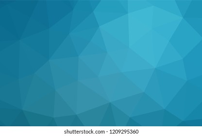 Light BLUE vector low poly texture. A vague abstract illustration with gradient. The polygonal design can be used for your web site.