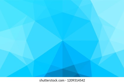 Light BLUE vector low poly texture. An elegant bright illustration with gradient. A completely new template for your business design.