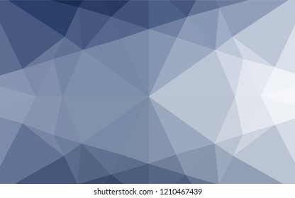 Light BLUE vector low poly texture. Creative illustration in halftone style with gradient. Brand new design for your business.