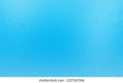 Light BLUE vector low poly layout. Creative geometric illustration in Origami style with gradient. The best triangular design for your business.