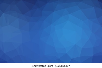 Light BLUE vector low poly layout. Colorful illustration in abstract style with gradient. A completely new template for your business design.