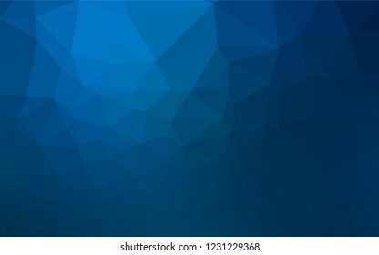 Light BLUE vector low poly layout. A sample with polygonal shapes. The completely new template can be used for your brand book.