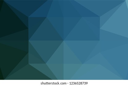 Light BLUE vector low poly texture. An elegant bright illustration with gradient. The polygonal design can be used for your web site.