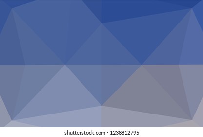 Light BLUE vector low poly layout. Modern geometrical abstract illustration with gradient. The template can be used as a background for cell phones.
