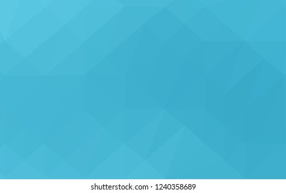 Light BLUE vector low poly layout. Brand new colorful illustration in with gradient. Template for your brand book.