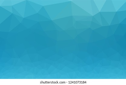 Light BLUE vector low poly cover. Glitter abstract illustration with an elegant design. The polygonal design can be used for your web site.