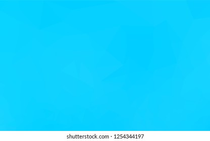 Light BLUE vector low poly cover. Shining colored illustration in a Brand new style. The elegant pattern can be used as part of a brand book.